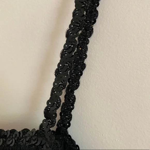 Vintage Black Fringe Dress - Picture 5 of 5